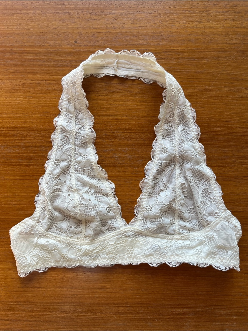 Free People White Lace Bralette Size Small